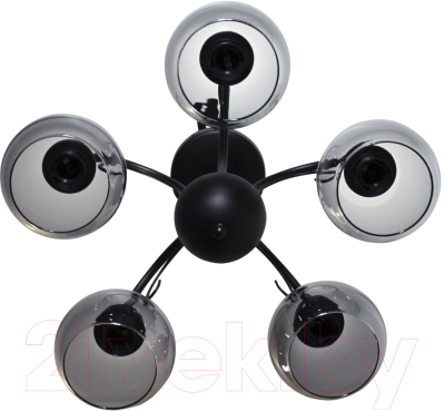 Люстра Элетех Берта 151 НСБ 01-5х60-132 Е27 / 1005404645 (черный муар)