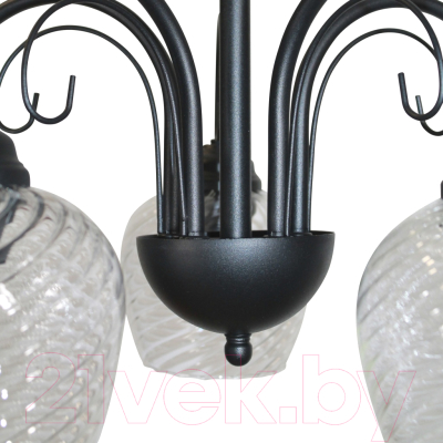 Люстра Элетех Берта 151 НСБ 01-5х60-132 Е27 / 1005404983 (черный муар)