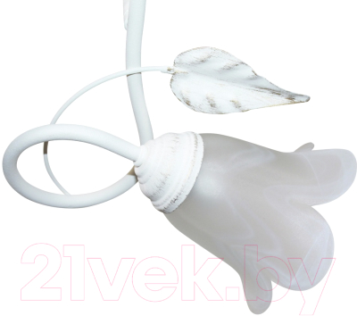 Люстра Элетех Бонни 131 НПБ 01-3х60-205 Е14 / 1005404781 (белый/золото)