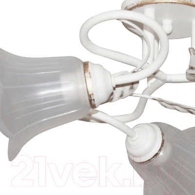 Люстра Элетех Бонни 131 НПБ 01-3х60-205 Е27 / 1005404778 (белый/золото)