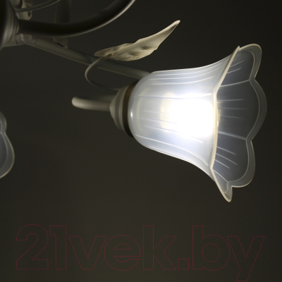 Люстра Элетех Бонни 131 НПБ 01-3х60-205 Е27 / 1005404778 (белый/золото)