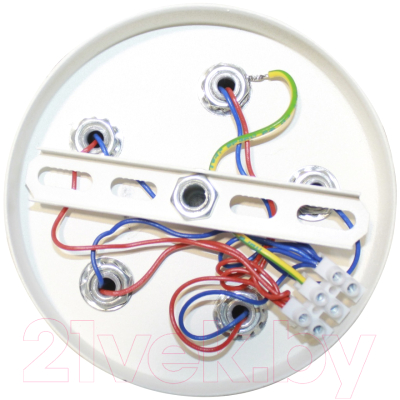 Люстра Элетех Бонни 151 НПБ 01-5х60-153 Е14 / 1005404782 (белый/золото)