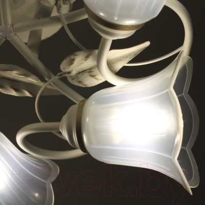 Люстра Элетех Бонни 151 НПБ 01-5х60-153 Е27 / 1005404779 (белый/золото)