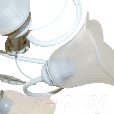 Люстра Элетех Бонни 151 НПБ 01-5х60-153 Е27 / 1005404779 (белый/золото)