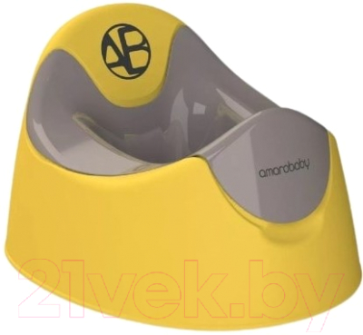 Детский горшок Amarobaby Bonny / AB221104B/04 (желтый) - фото
