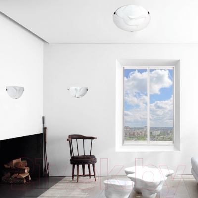 Потолочный светильник Элетех Бриз 250 НПБ 01-60-130 М15 / 1005205922 (матовый белый)