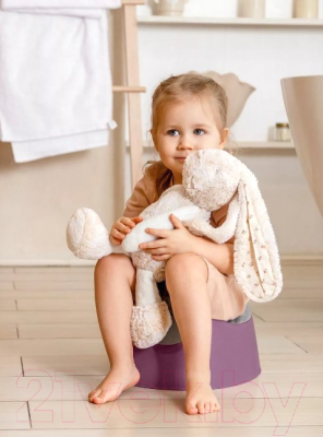 Детский горшок Amarobaby Bonny / AB221104B/22 (фиолетовый)