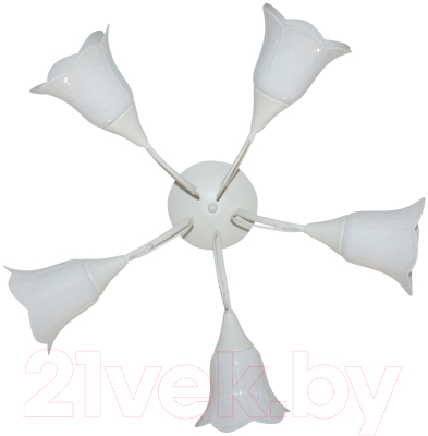 Люстра Элетех Веста 151 НПБ 01-5х60-119 Е27 / 1005404988 (белый)