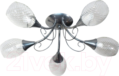Люстра Элетех Веста 151 НПБ 01-5х60-119 Е14 / 1005404989 (хром) - фото