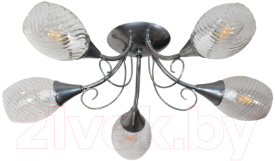 Люстра Элетех Веста 151 НПБ 01-5х60-119 Е14 / 1005404989 (хром)