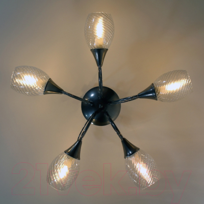 Люстра Элетех Веста 151 НПБ 01-5х60-119 Е14 / 1005404989 (хром)