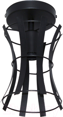 Потолочный светильник Элетех Викинг 111 НПБ 01-60-109 Е27 / 1005405101 (черный муар) - фото