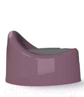 Детский горшок Amarobaby Fort с крышкой / AB221102F/22 (фиолетовый)