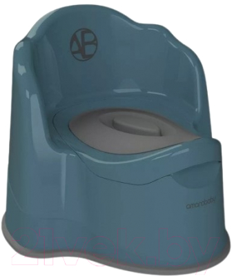 Детский горшок Amarobaby Ergonomic с крышкой / AB221103Er/18 - фото