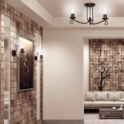 Люстра Элетех Вилла 131 НПБ 01-3х60-199 Е27 / 1005404575