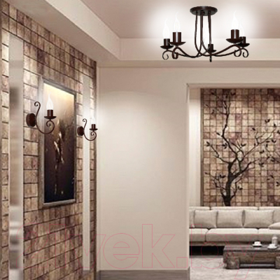 Люстра Элетех Вилла 151 НПБ 01-5х60-139 Е27 / 1005404576