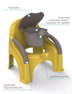 Детский горшок Amarobaby Baby chair / AB221105BCh/04