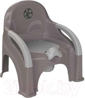 Детский горшок Amarobaby Baby chair / AB221105BCh/11 (серый) - фото