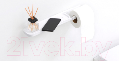 Держатель для туалетной бумаги Brabantia MindSet 303142 (минерально-белый)