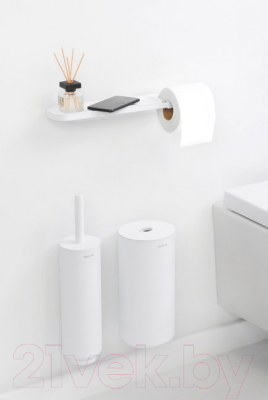 Держатель для туалетной бумаги Brabantia MindSet 303142 (минерально-белый)