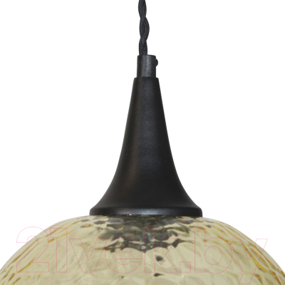 Потолочный светильник Элетех Винтаж 245 НСБ 72-60 М56 / 1005404265 (лунный янтарь /шнур черный)