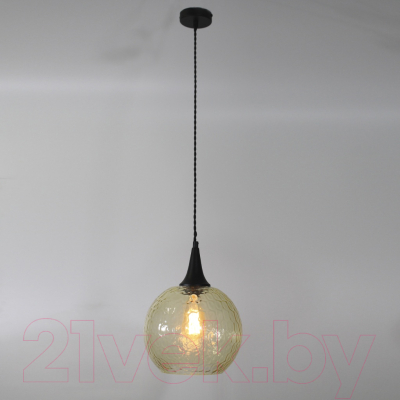 Потолочный светильник Элетех Винтаж 245 НСБ 72-60 М56 / 1005404265 (лунный янтарь /шнур черный)