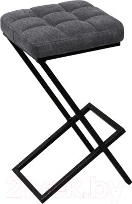 Табурет барный Древпром Лофт ДП3-14 полубарный (черный матовый/темно-серый)