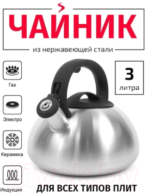 Чайник со свистком TimA WTK059