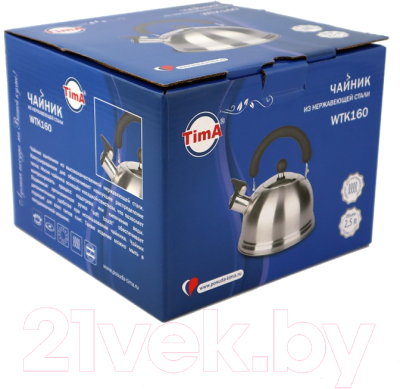 Чайник со свистком TimA WTK160