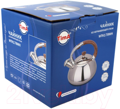 Чайник со свистком TimA WTK178WH