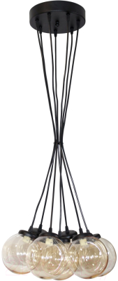 Потолочный светильник Элетех Гроздь 271 НСБ 01-7х25-102 G9 / 1005404103 (черный)