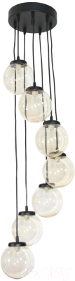 Потолочный светильник Элетех Гроздь 271 НСБ 01-7х25-102 G9 / 1005404103 (черный)