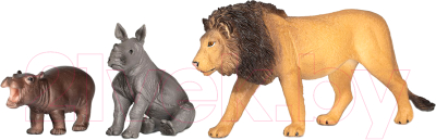 Набор фигурок коллекционных Konik Пакетик-сюрприз Дикие животные / AMW2130 - фото