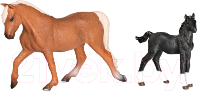 Набор фигурок коллекционных Konik Пакетик-сюрприз Лошади с жеребятами / AMF1115 - фото