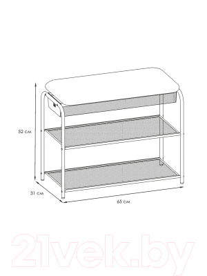 Банкетка ЗМИ Гранада 23 С ящиком / ПДОГ23В
