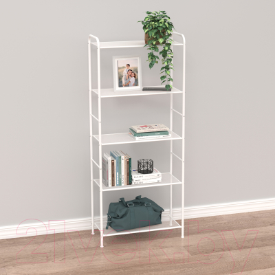 Стеллаж ЗМИ Валенсия 25 / СТВ25 (белый)