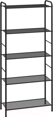 Стеллаж ЗМИ Валенсия 25 / СТВ25 (черный) - фото