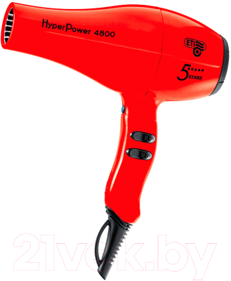 Фен ETI Hyper Power 4800 / 6A05210C0 (красный) - фото