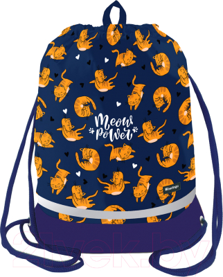 Мешок для обуви Berlingo Meow power / MS1073 - фото