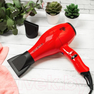Фен ETI Stile / 8B05210C0 (красный)