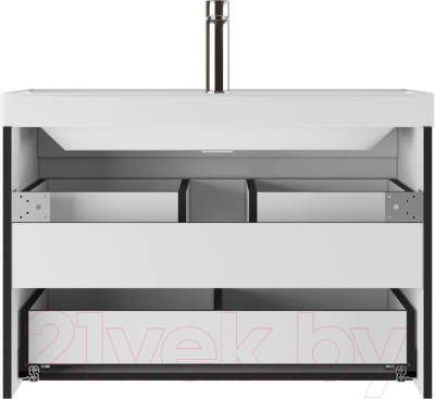 Тумба под умывальник Домино Classica 80 Graffo В2 подвесная