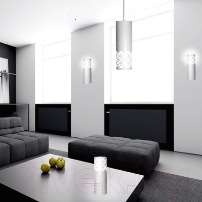 Потолочный светильник Элетех Касабланка 211 НСБ 01-60-160 Е27 / 1005404749 (белый муар)