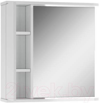 Шкаф с зеркалом для ванной Айсберг Промо 60