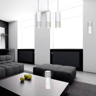 Потолочный светильник Элетех Касабланка 231 НСБ 01-3х60-162 Е27 / 1005404802 (белый муар)