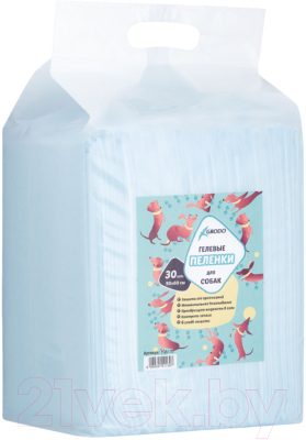 Одноразовая пеленка для животных GRODO 90x60 / 10A130 - фото