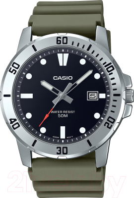 Часы наручные мужские Casio MTP-VD01-3E - фото