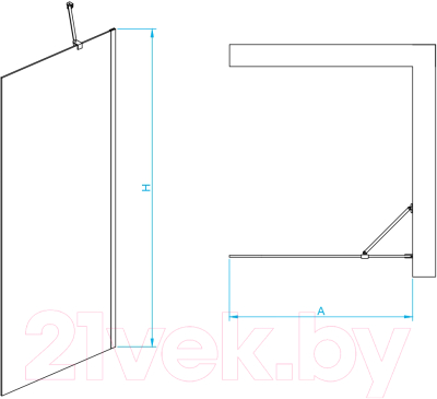 Душевая стенка RGW WA-110 / 351011008-11