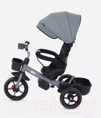 Трехколесный велосипед с ручкой Rant Basic Ghost / RB250