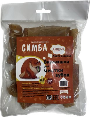 Лакомство для собак Симба Аорта говяжья - фото