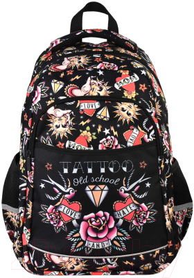 Школьный рюкзак Феникс+ Олд Скул тату / 61407 - фото